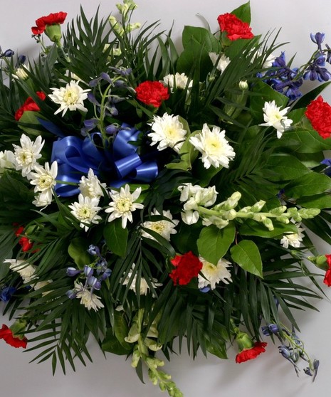 Patriotic Grave Spray