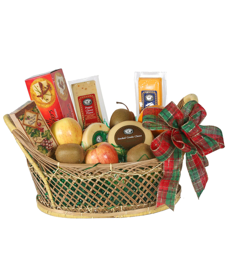 Fruit and Cheese Gift Basket