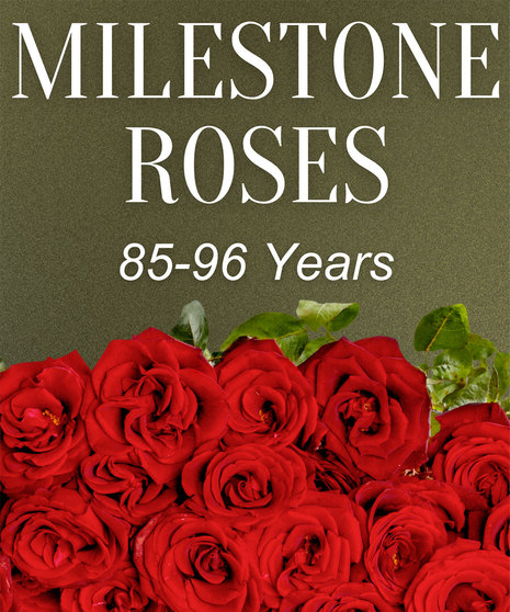 Milestone Roses 85-96 Years