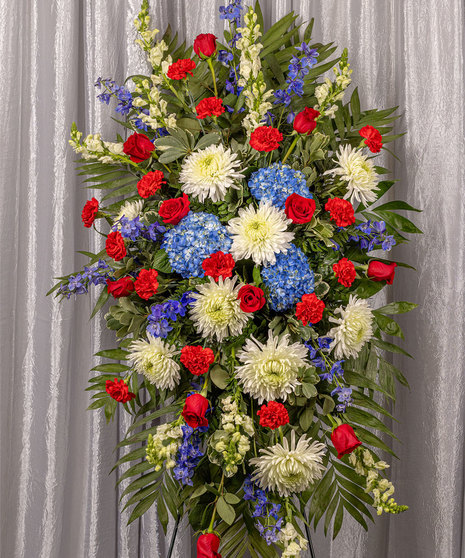Patriotic Standing Spray