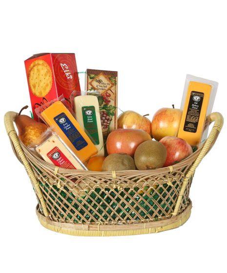 Fruit and Cheese Gift Basket