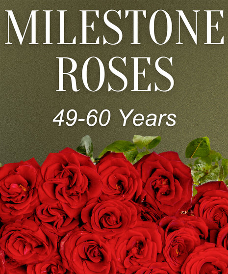 Milestone Roses 49-60 Years